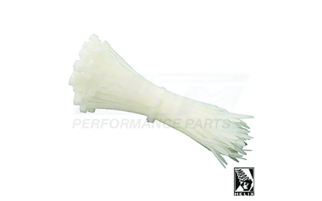 8 Tommer Kabelbindere 100 Pack - Hvid