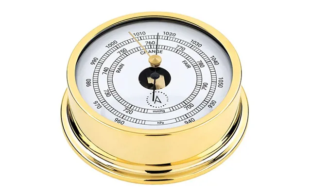 Autonautic Pacific 120 Barometer Ø120 110 Mm Forgyldt Messing - 1830020