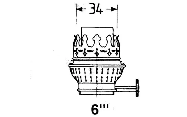 Dhr Brænder Messing 6 - 1821060