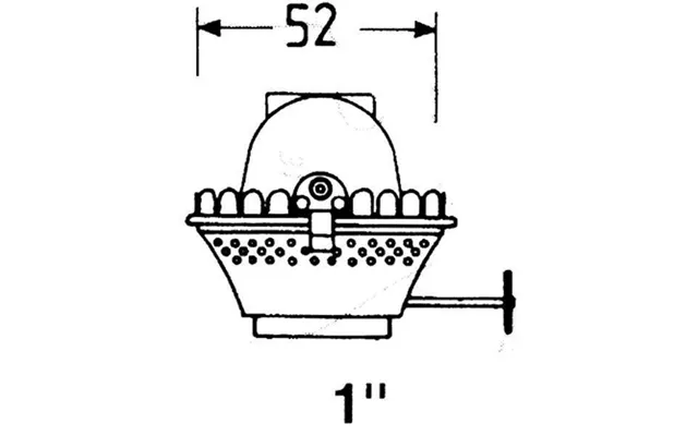Dhr Brænder Messing For 1 - 1821080