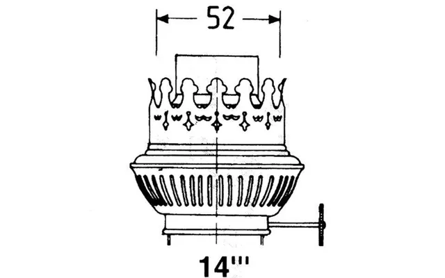 Dhr Brænder Messing For 14 - 1821040