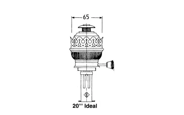 Dhr Brænder Messing For 20 Ideal - 1821010