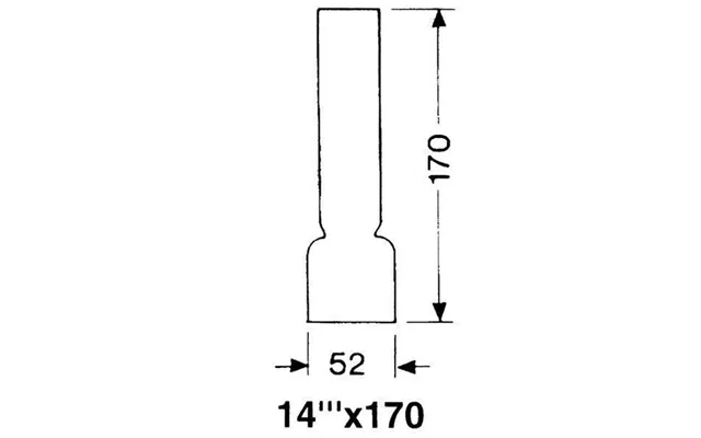 Dhr Lampeglas 14 X 170mm - 1821250
