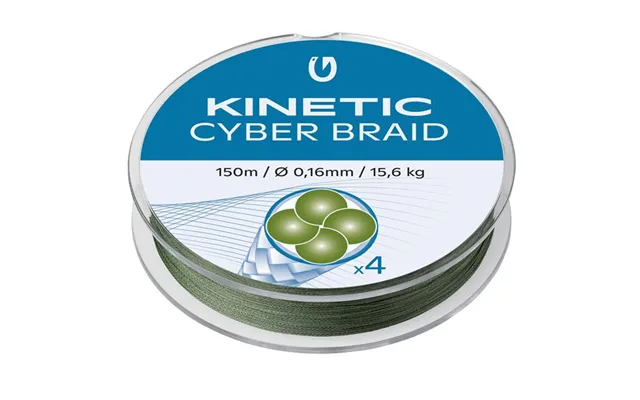 Kinetic Cyber Braid 4, 150m 0,14mm 14,8kg - 1044055
