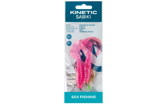 Kinetic Sabiki Twister Xl Pink Silver - 1044306