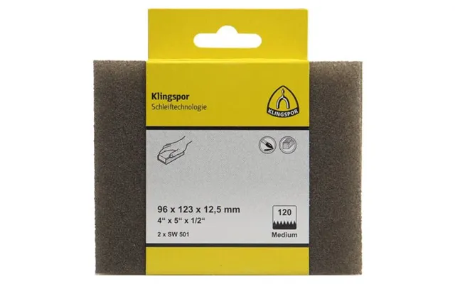 Klingspor Slibesvampe P120 2 Stk - 1602081