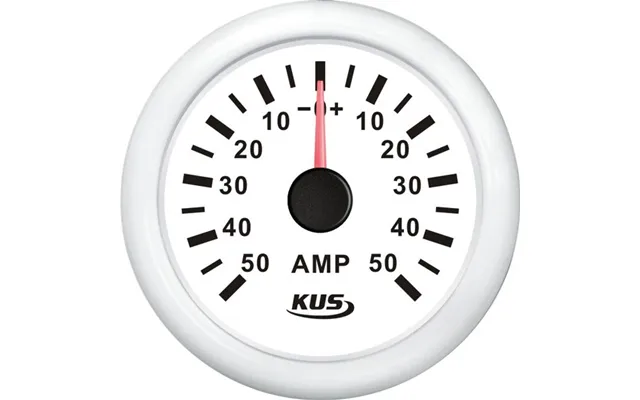 Kus Amperemeter Hvid, Med 50amp Shunt 12 24v - 1116469