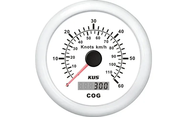 Kus Gps Speed 0-60knob, Hvid 12 24v Ø85 - 1116541