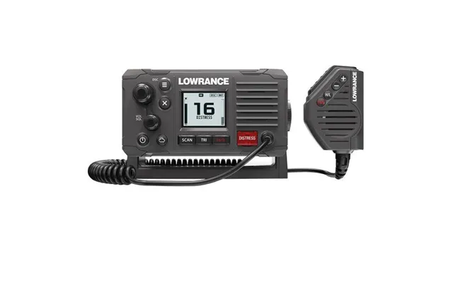 Lowrance Link-6s Vhf Radio Med Gps, Sort - 1106305