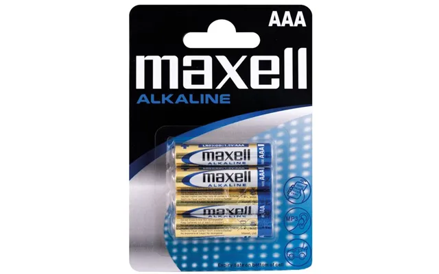 Maxell Alkaline Aaa Lr 03 Batterier - 4stk