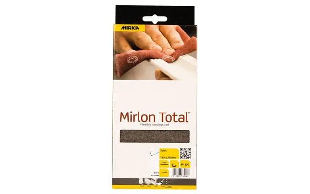 Mirka Mirlon Total Slibesvampe 1500 Grå 115x230mm 3stk Pk - 1602194