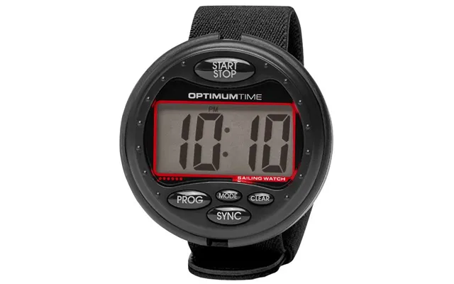 Optimumtime Os3 Sejlerur Sort Med Rød - 1354186