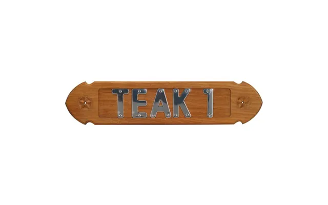 Roca Navneskilt Teak 51x11,4x1,1cm - 1113527