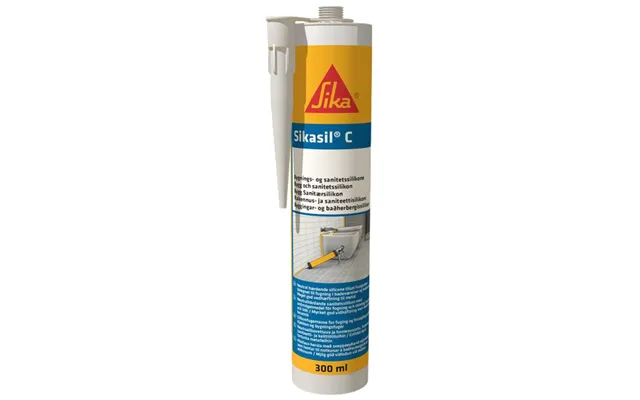 Sikasil-c Silikone Hvid 300 Ml Patron - 1600601