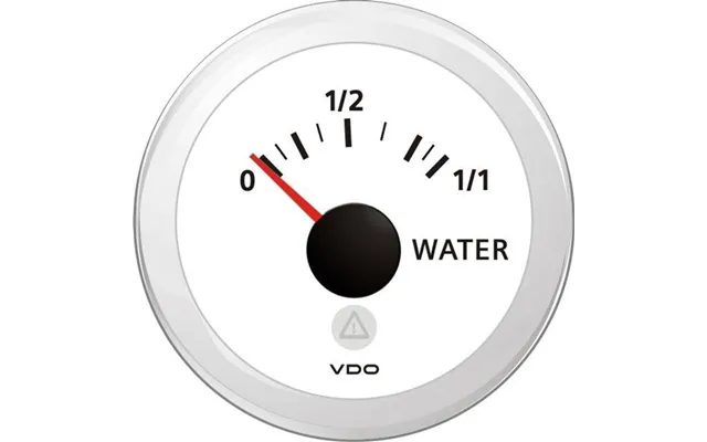 Vdo Tankmåler Vand, Hvid Ø52mm, 4-20ma - 1116323