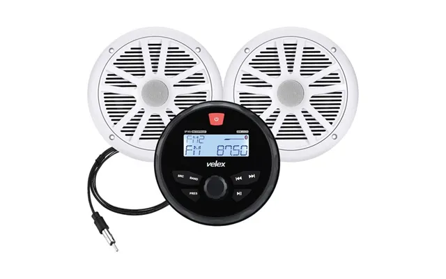 Velex Marine Radio Sæt Dab Fm Med 2 Højttaler 6,5 - 1114876