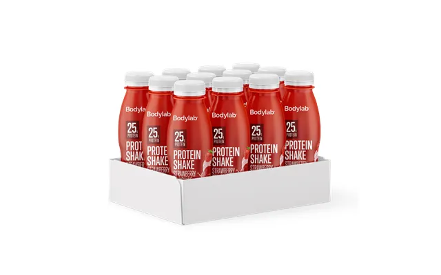 Bodylab Protein Shake - Strawberry Milkshake 12x330 Ml