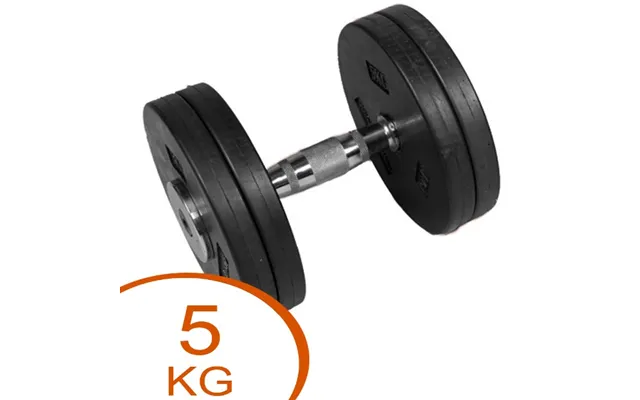 Eurosport Faste Gummi Skive Håndvægte 5kg 1 Stk.