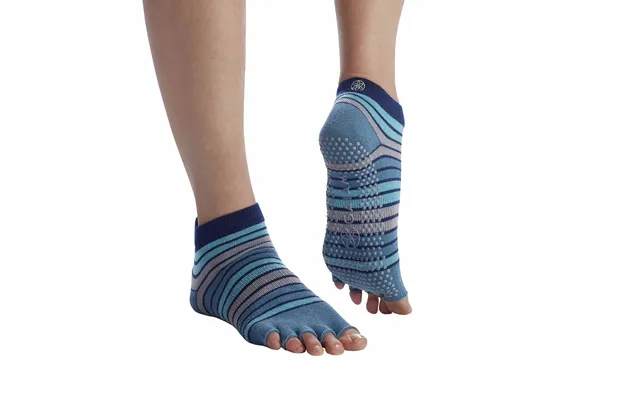 Gaiam Tåløse No-slip Yoga Strømper Skyline