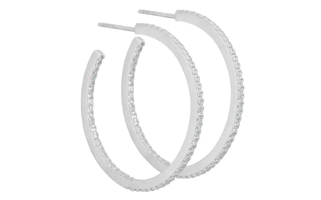 Dafne Hoops Silver