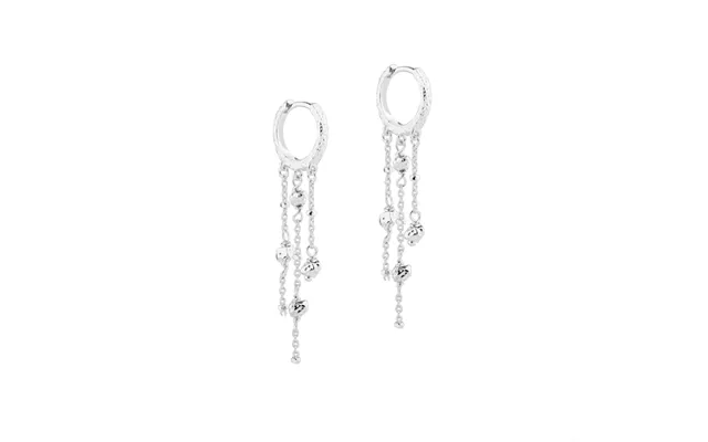 Darling Rock Hoop Silver