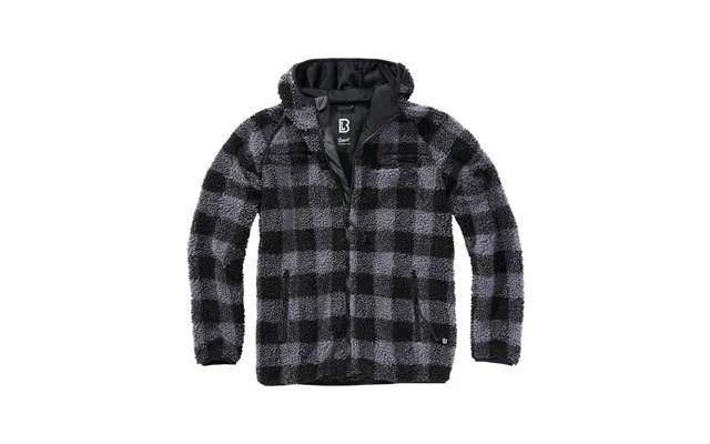 Brandit Teddyfleece Worker Jacket Black Grey Xl product image