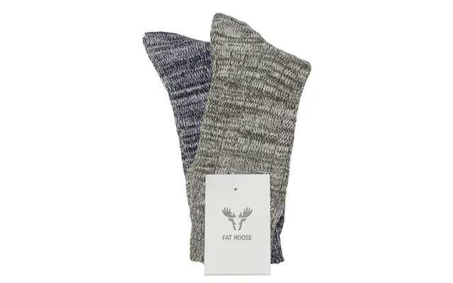 Fat Moose Combo2 - Sokker 2-pak Oliven