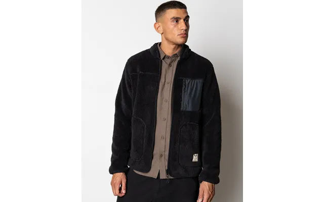 Fat Moose Wood Fleece Jacket Black S - S