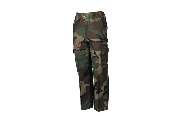 Mfh Camouflage Militær Bukser Woodland - 110-116 Xs