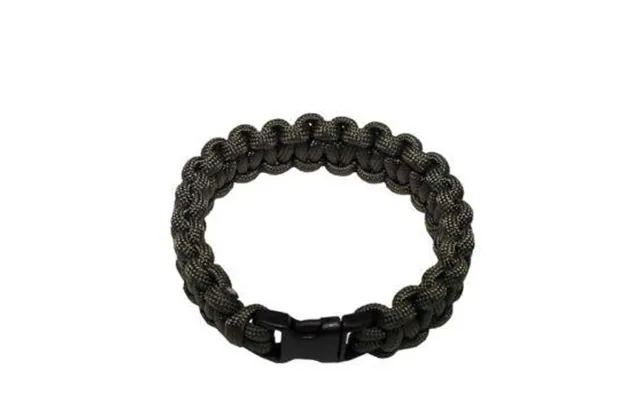 Mfh Paracord Armbånd M. Lille Klikspænde - 1,9 Cm Bred Oliven