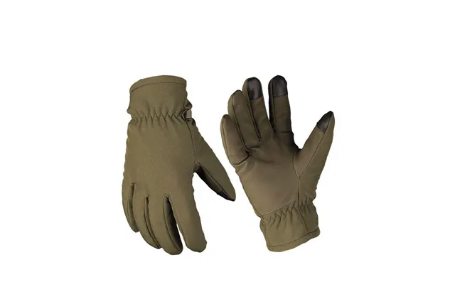 Mil-tec Softshell Handsker Med Thinsulate Oliven - Xl