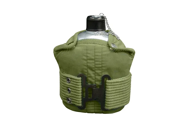 Rothco Aluminum Feltflaske & Pistolbælte Oliven - One Size