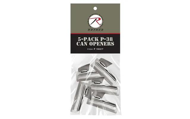Rothco Dåseåbner P38 G.i. Type - 5-pak Stål