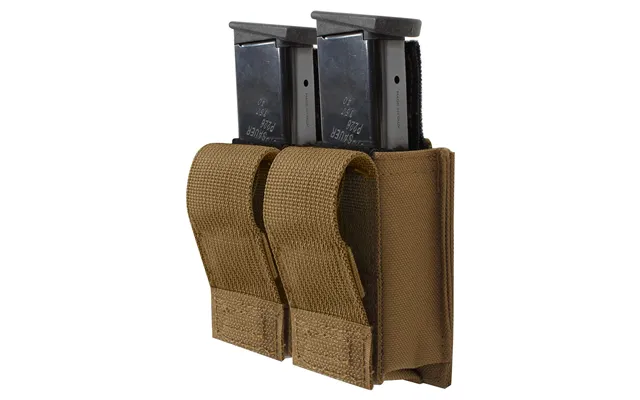 Rothco Molle Double Pistol Mag Pouch Coyote Brun