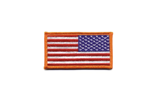 Rothco Patch - Usa Flag Vendbar Rød Hvid Blå