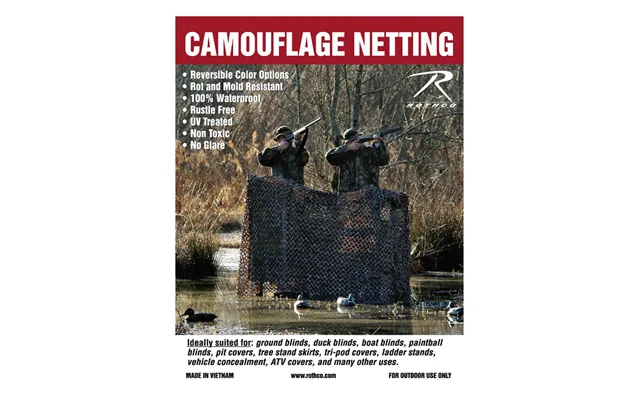 Rothco Slørringsnet Camouflagenet 3x6meter - One Size