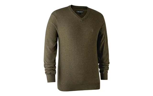 Deerhunter Kingston Striktrøje - V-hals Cypress Large