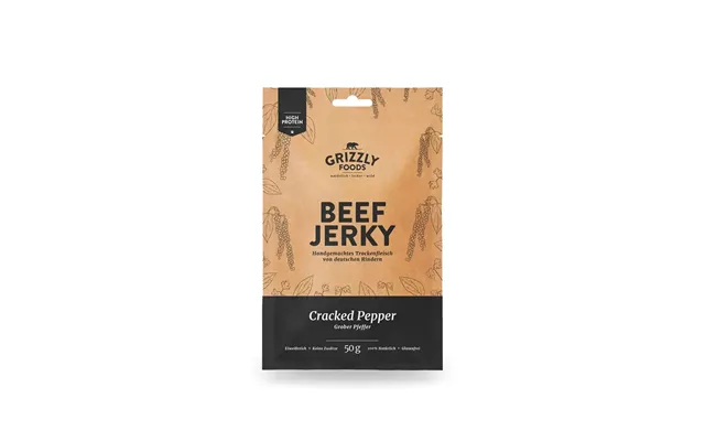 Grizzly Jerky - Cracked Peber