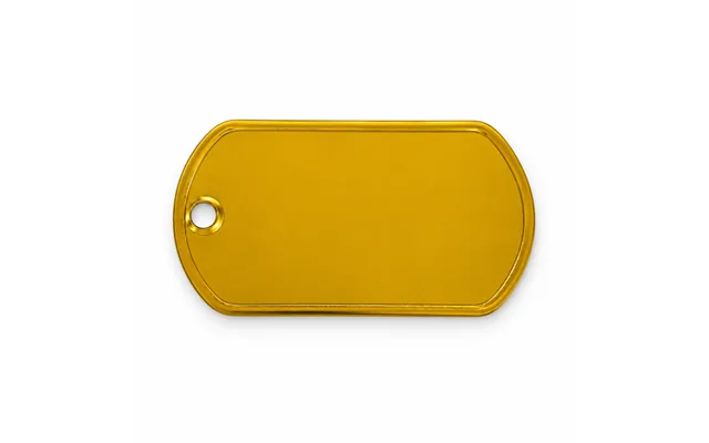 Gul Aluminium Dogtag