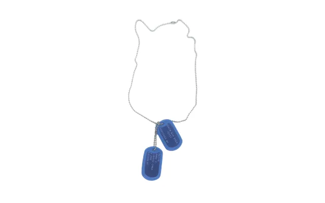 Mørkeblå Dogtags - Sæt