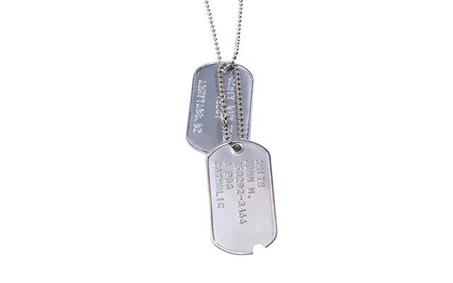 World War Wwii Dogtags, Sæt - Standard