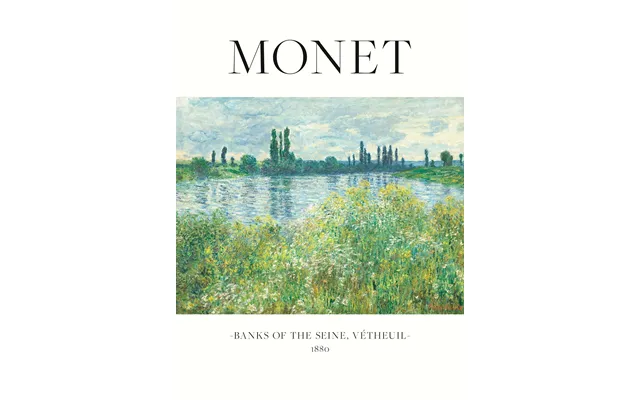 Banks Of The Seine - Claude Monet