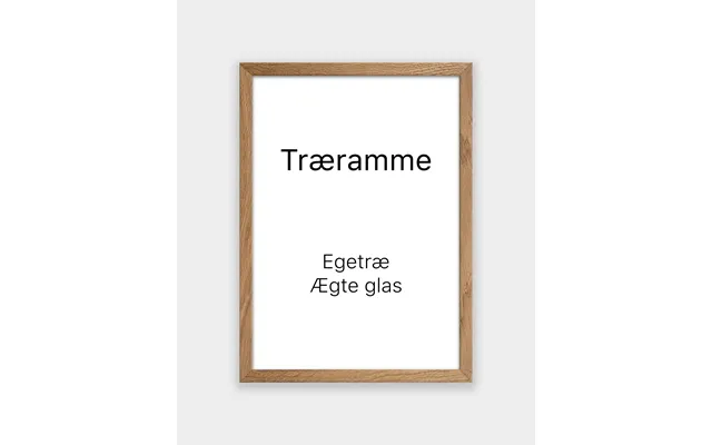 Ramme I Lyst Egetræ
