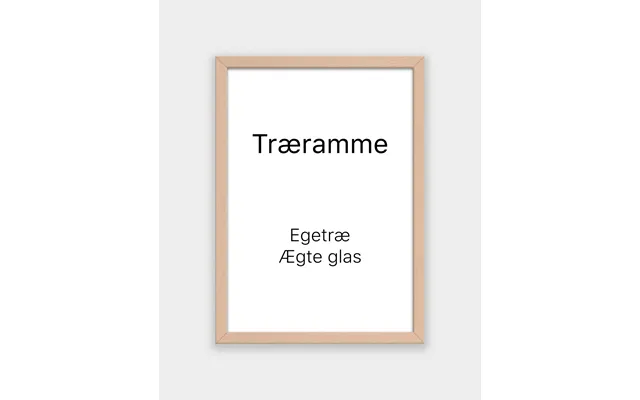 Ramme I Rosa Egetræ