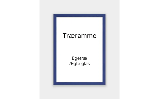 Træramme I Blå