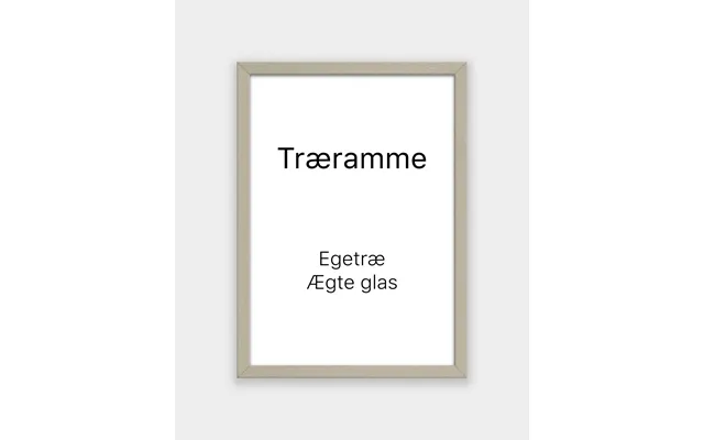 Træramme I Grå