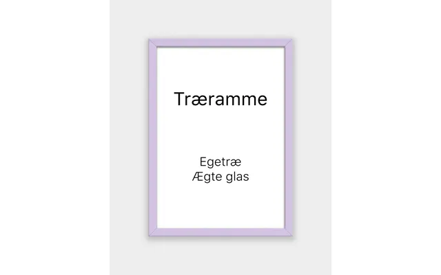Træramme I Lilla
