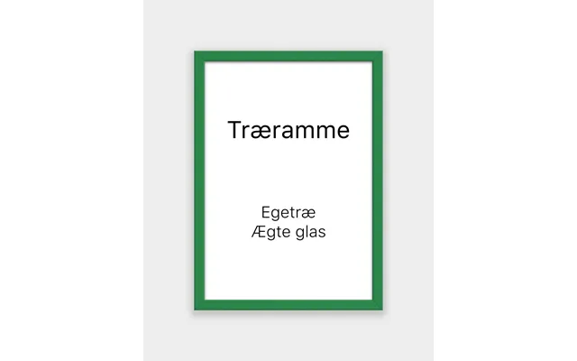 Træramme I Mørkegrøn