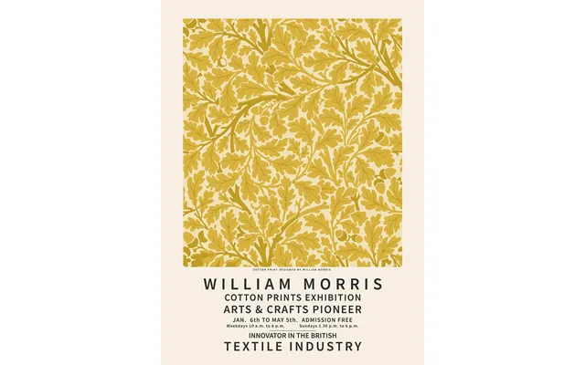 Yellow Leaf Pattern - William Morris