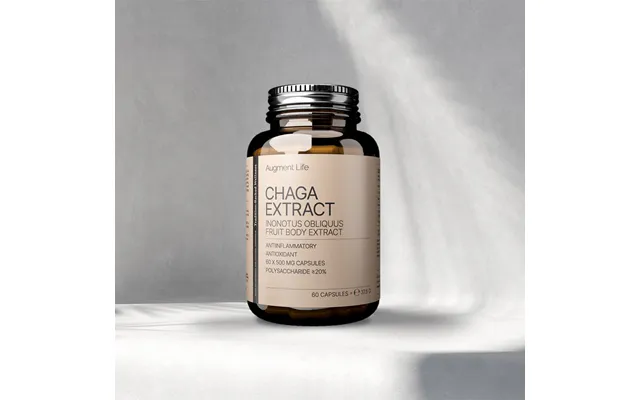 Chaga Svampeekstrakt Inonotus Obliquus 500 Mg - 60 Kapsler